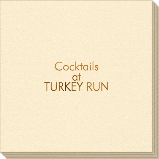 Special with Your Text Linen Like Napkins